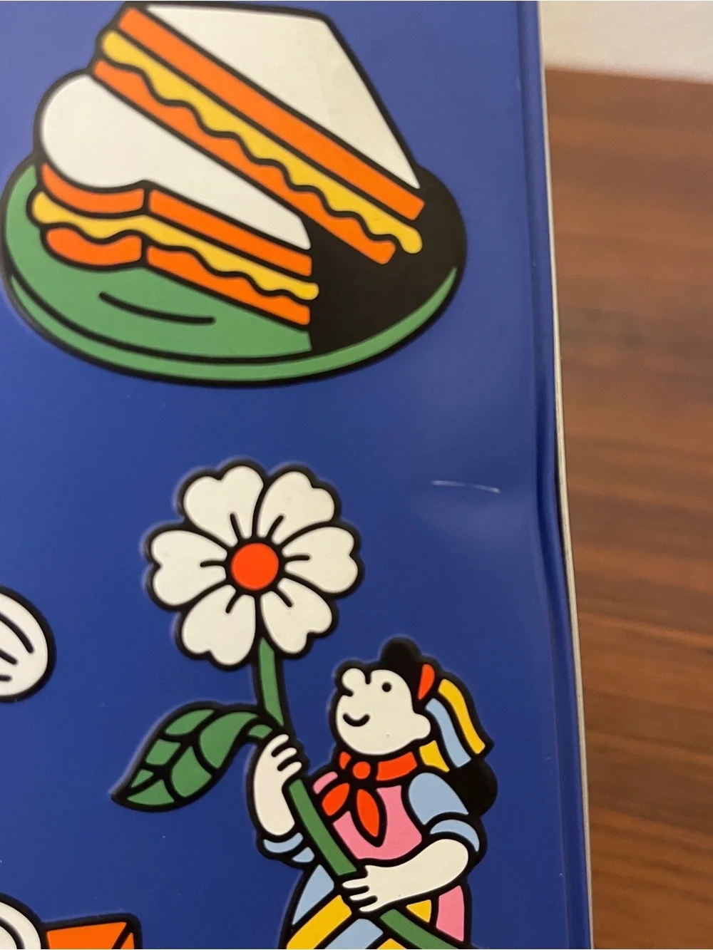 Blue Decorative Pet Fish Tin - Colorful Kitchen Design